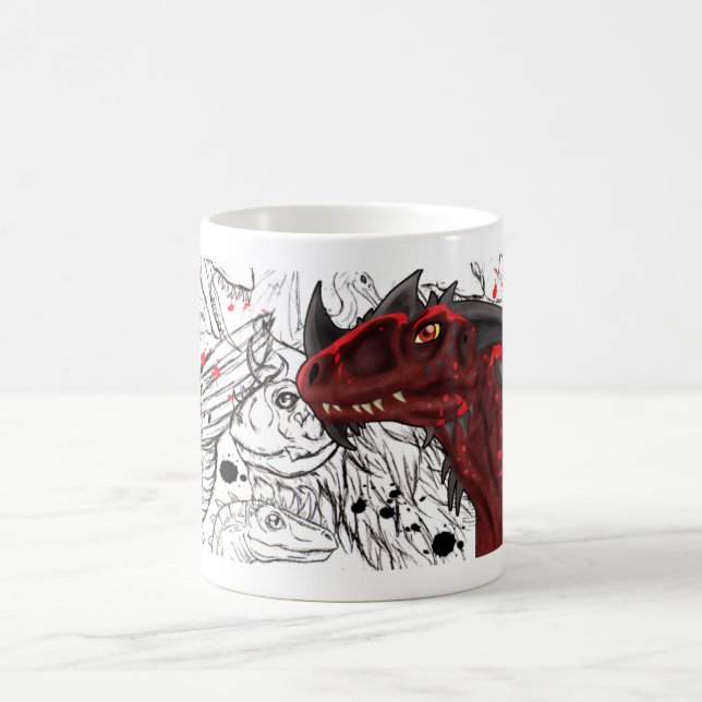 Taza De Café Arte Dragon (Centro)