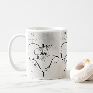 Taza De Café Arte en blanco y negro Jane Avril por Toulouse Lau