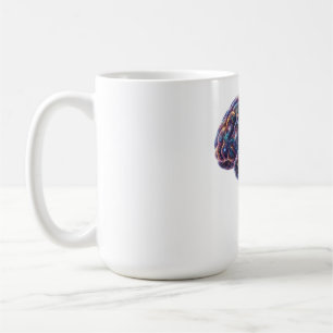 Taza De Café Arte Espacial Astronomía Cerebro Universo Galaxia