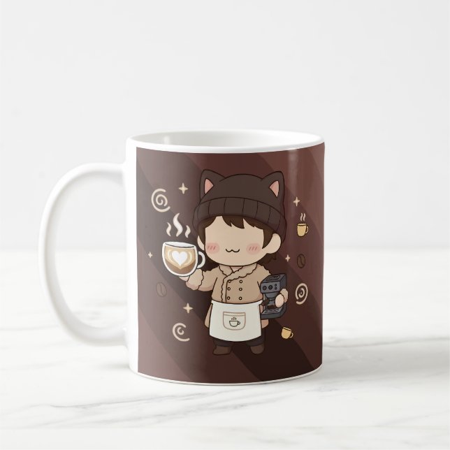 Taza De Café Arte experto en espresso de Coffee Master (Izquierda)