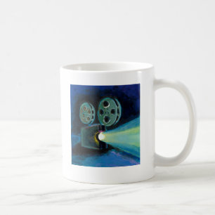 Taza De Café Arte expresivo colorido de la pintura del