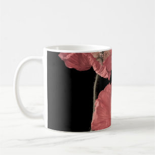 Taza De Café Arte fino floral de la vida todavía color pastel m