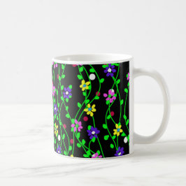 Taza De Café Arte floral de primavera