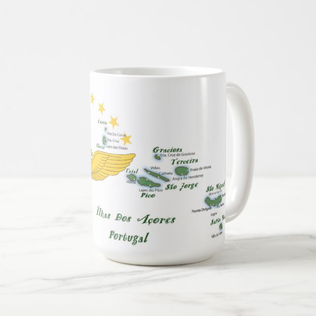 Taza De Café Arte folclórico de Portugal (Anverso derecho)