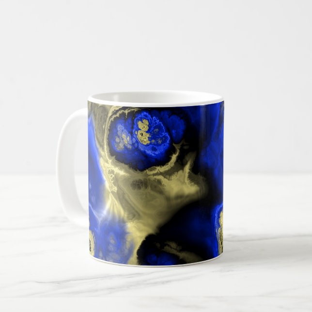 Taza De Café Arte fractal 1-2 (Anverso izquierdo)