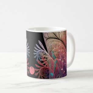 Taza De Café Arte fractal de fantasía moderna abstracta Jonglag