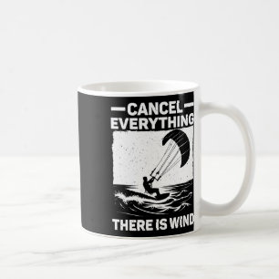 Taza De Café Arte Genial de Kitesurfing para Hombres Mujeres Ki
