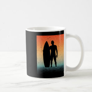 Taza De Café Arte genial de surfista para hombres chicos surf s