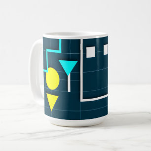 Taza De Café Arte geométrico abstracto