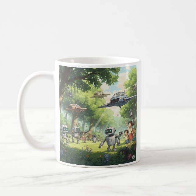 Taza De Café Arte Ghibli en mug (Izquierda)