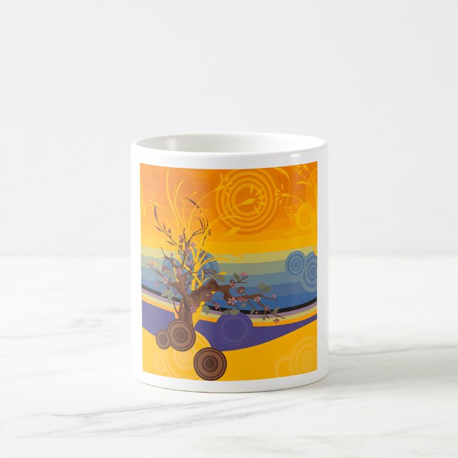 Taza De Café Arte Golden Sunset (Subido por el creador)