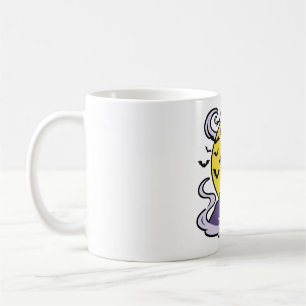 Taza De Café Arte gótico de Halloween de murciélagos de molino