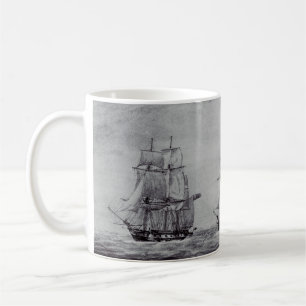 Taza De Café Arte gráfico de barcos finos Oceanic Trek