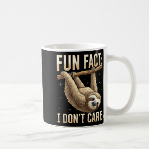 Taza De Café Arte gráfico divertido perezoso sloth dato curioso