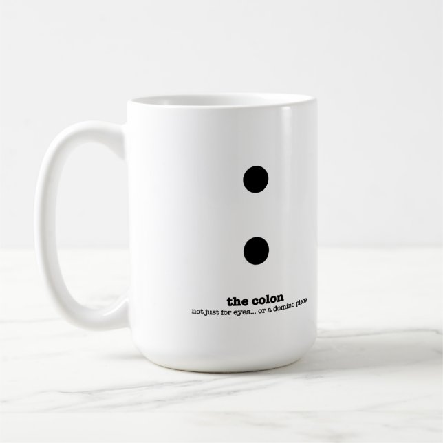 Taza De Café Arte gramatical de la gramática del regalo inglés (Izquierda)