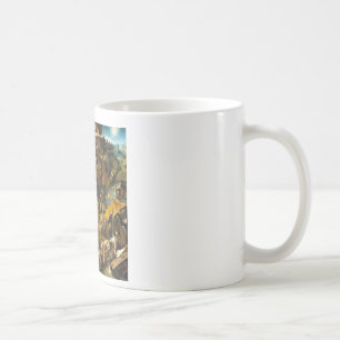 Taza De Café Arte holandés del siglo XVI y proverbio famoso