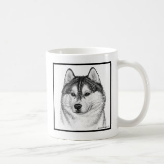 Taza De Café Arte Husky Siberiano de Glenda S. Harlan