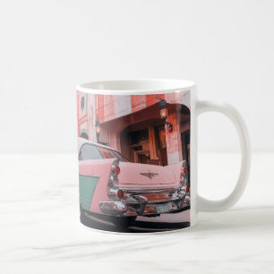 Taza De Café Arte impreso de coches americanos clásicos, Coches
