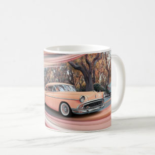 Taza De Café Arte impreso de coches americanos clásicos, Coches
