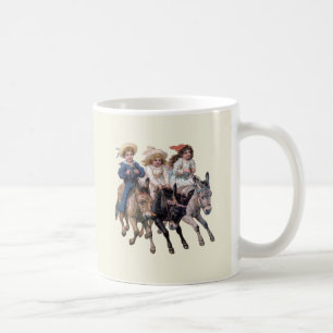 Taza De Café Arte infantil de caballo pony antiguo