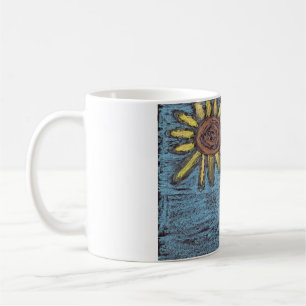 Taza De Café Arte infantil para CHOC - Girasoles por siempre