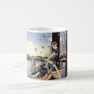 Taza De Café Arte japonés 1800's del vintage