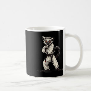 Taza De Café Arte Marcial Lemur Judo Kickboxing Taekwondo