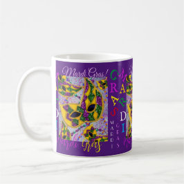 TAZA DE CAFÉ ARTE MARDI GRAS