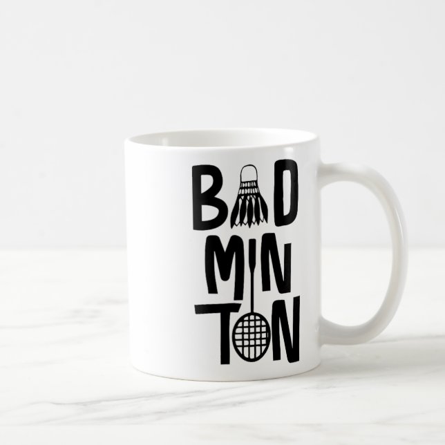 Taza De Café Arte mínimo de Guay Badminton (Derecha)