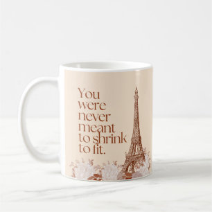 Taza De Café Arte mural motivacional de la Torre Eiffel de Parí