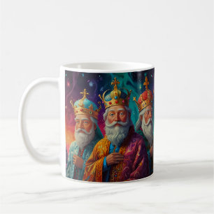 Taza De Café Arte Navideño del Muñeco de Nieve Caprichoso