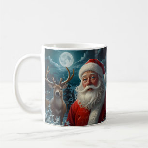 Taza De Café Arte Navideño del Muñeco de Nieve Caprichoso