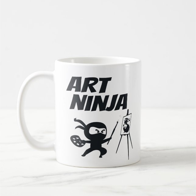 Taza De Café Arte Ninja (Izquierda)