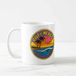 Taza De Café Arte oceánico del Golfo de México ahora y para sie