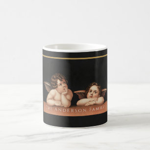 Taza De Café Arte personalizado del Renacimiento vintage de Raf