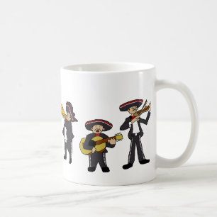 Taza De Café Arte Personalizado musical de Mariachi Fiesta