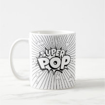 Arte Pop Comic Libro Negro y Blanco D.I.Y. SUPER P