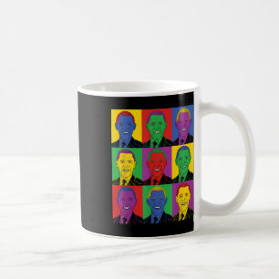 Taza De Café Arte pop de Barack Obama - Tee de historia vintage