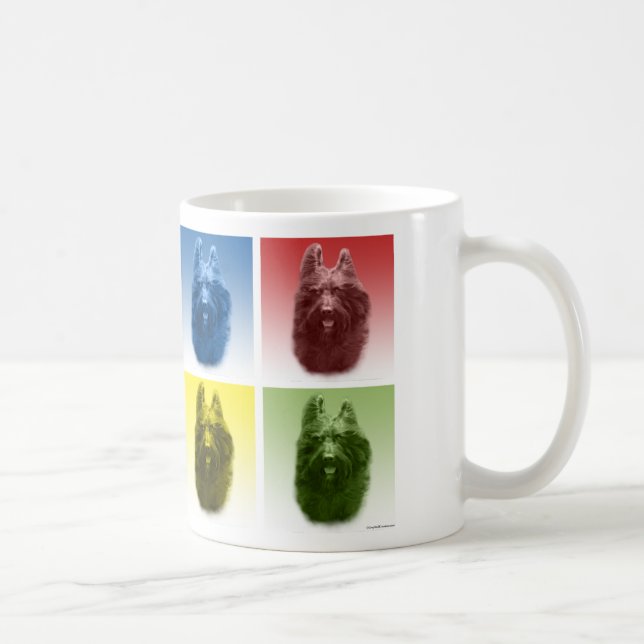 Taza De Café Arte pop de Briard (Derecha)