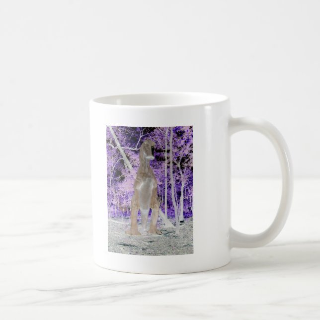 Taza De Café Arte pop de dinosaurio T-Rex (Derecha)