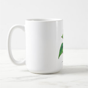 Taza De Café Arte Pop de Planta en Maceta Vibrante