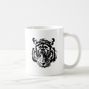Taza De Café Arte pop de tigres
