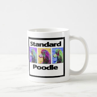 Taza De Café Arte pop del caniche estándar
