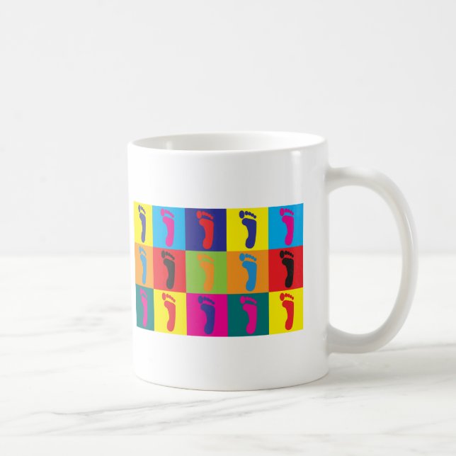 Taza De Café Arte pop del Podiatry (Derecha)