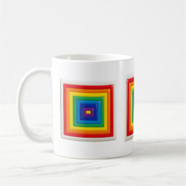 Taza De Café Arte Pop Geométrico Audaz
