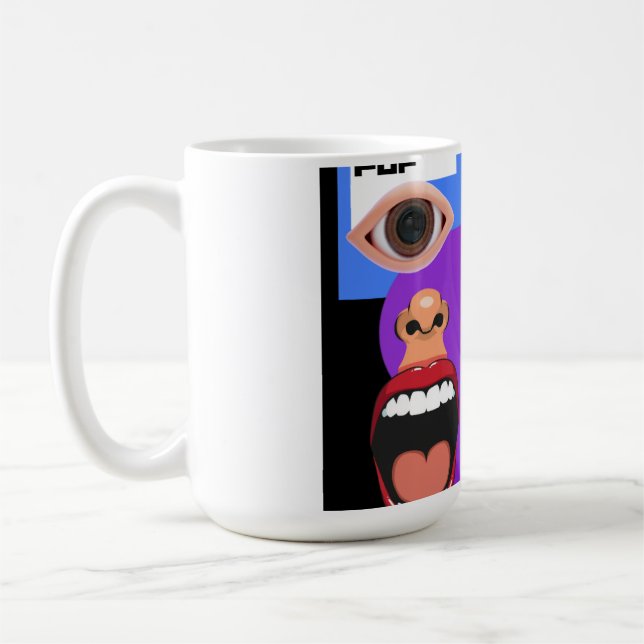 Taza De Café Arte pop retro (Izquierda)