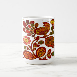 Taza De Café Arte popular de Country Hen