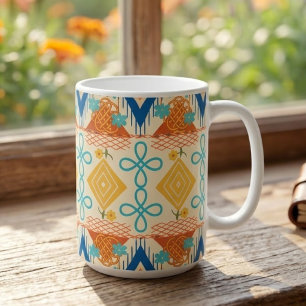 Taza De Café Arte Popular Soleado