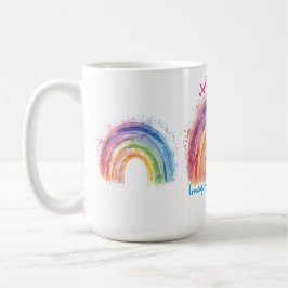 Taza De Café Arte Por Deber, Arcoiris