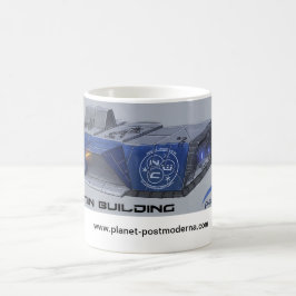 Taza De Café Arte posmoderno en el planeta:  Admin Bldg Concept